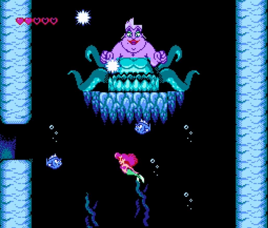 Disney’s The Little Mermaid - геймплей игры Dendy\NES